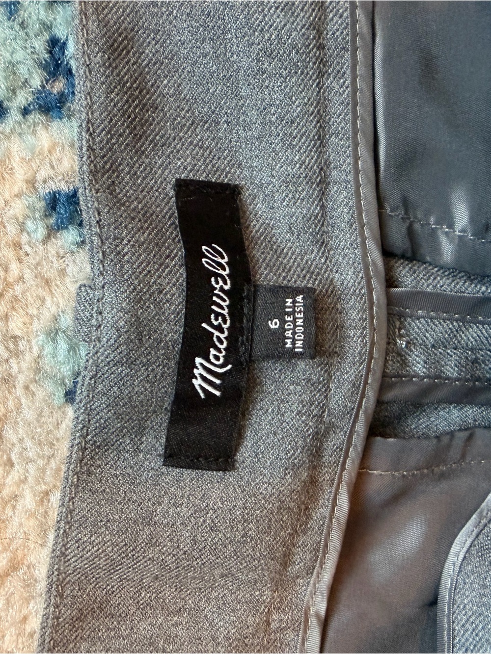 Madewell Super Wide Leg Trousers in Gray - Picture 8 of 11